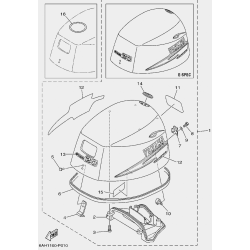 Воздуховод капота F20P (1-2)