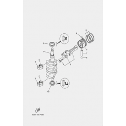 Палец поршневой F20P (3-7)