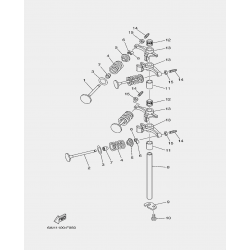 Тарелка пружины клапана F20P (5-5)