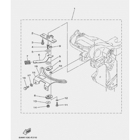 Рулевое управление в сборе F20P (17-1)