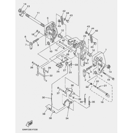 Скоба струбцина правая F20P (19-6)